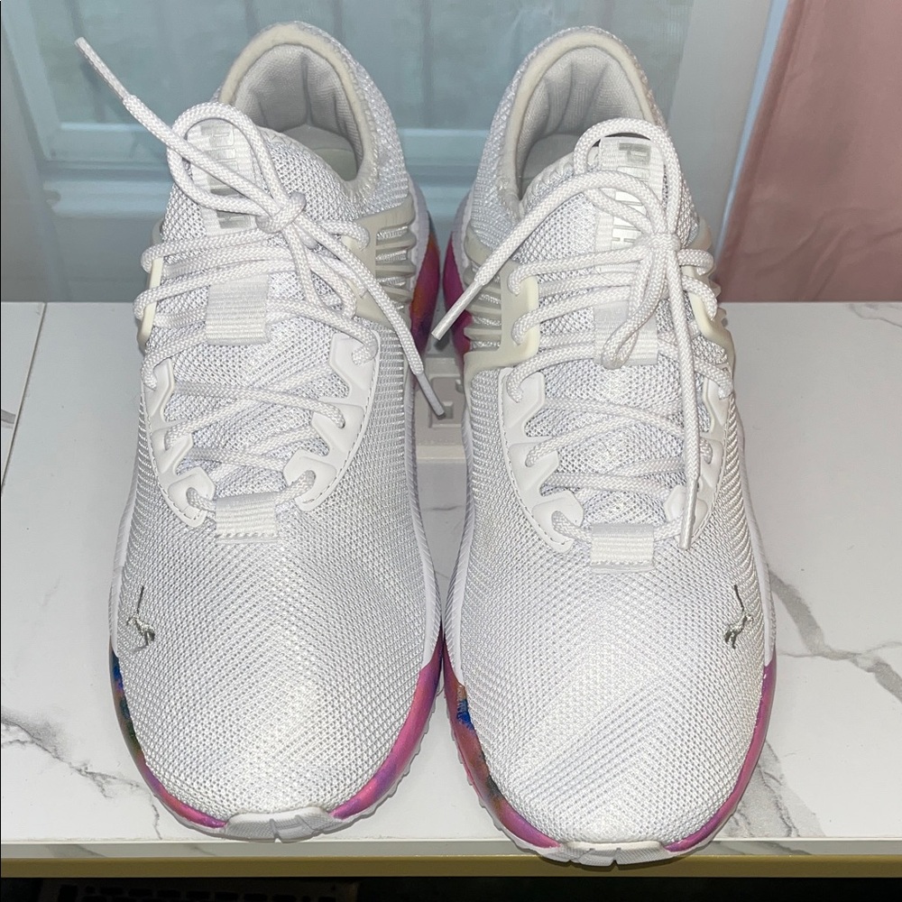 Puma Women's White and Multicolor Athletic Shoes -Size 11 - Picture 4 of 9